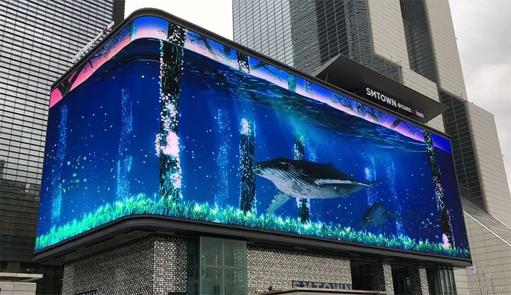 LED顯示屏形成3D特效的原理有哪些? | 成都LED顯示屏