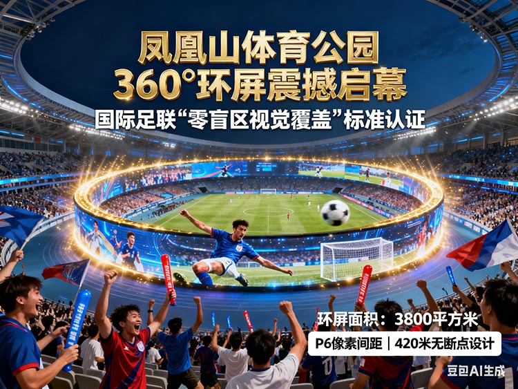 鳳凰山體育公園360&deg;環(huán)屏幕后：成都LED顯示屏如何拿下國(guó)際賽事級(jí)標(biāo)準(zhǔn)