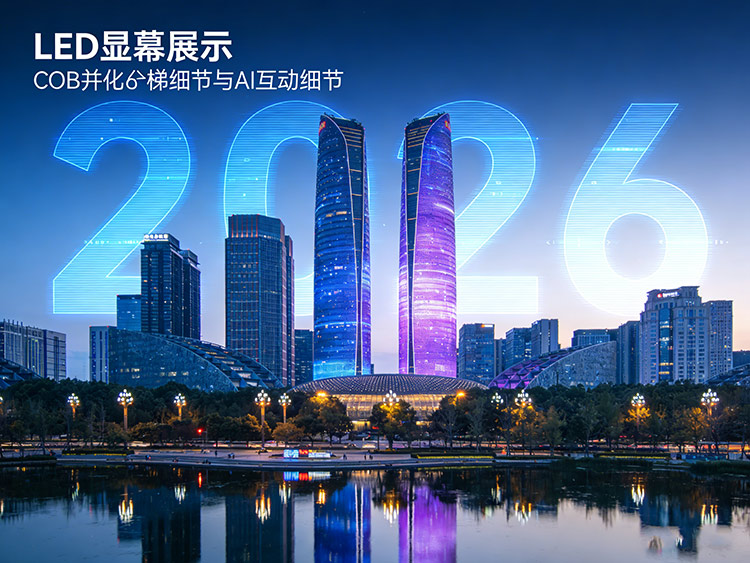 小間距已過時？2026成都LED顯示屏新趨勢：COB封裝+AI互動如何顛覆視覺體驗